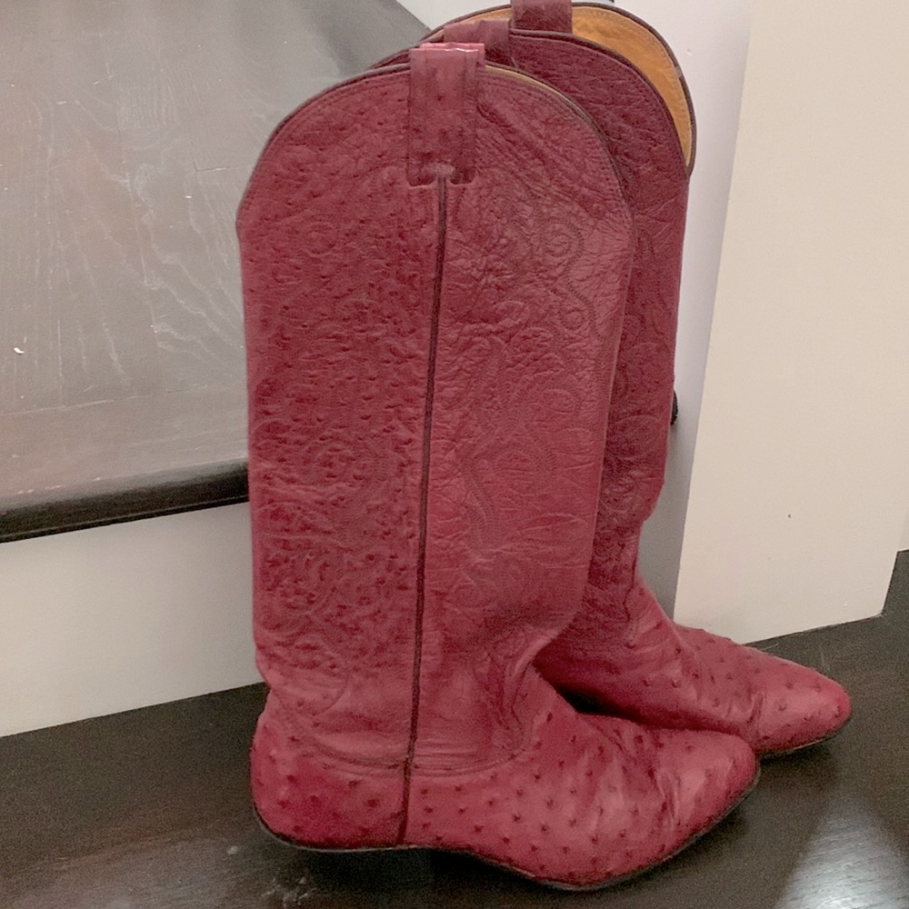 NOCONA TEXAS OSTRICH WESTERN BOOTS style 0517
